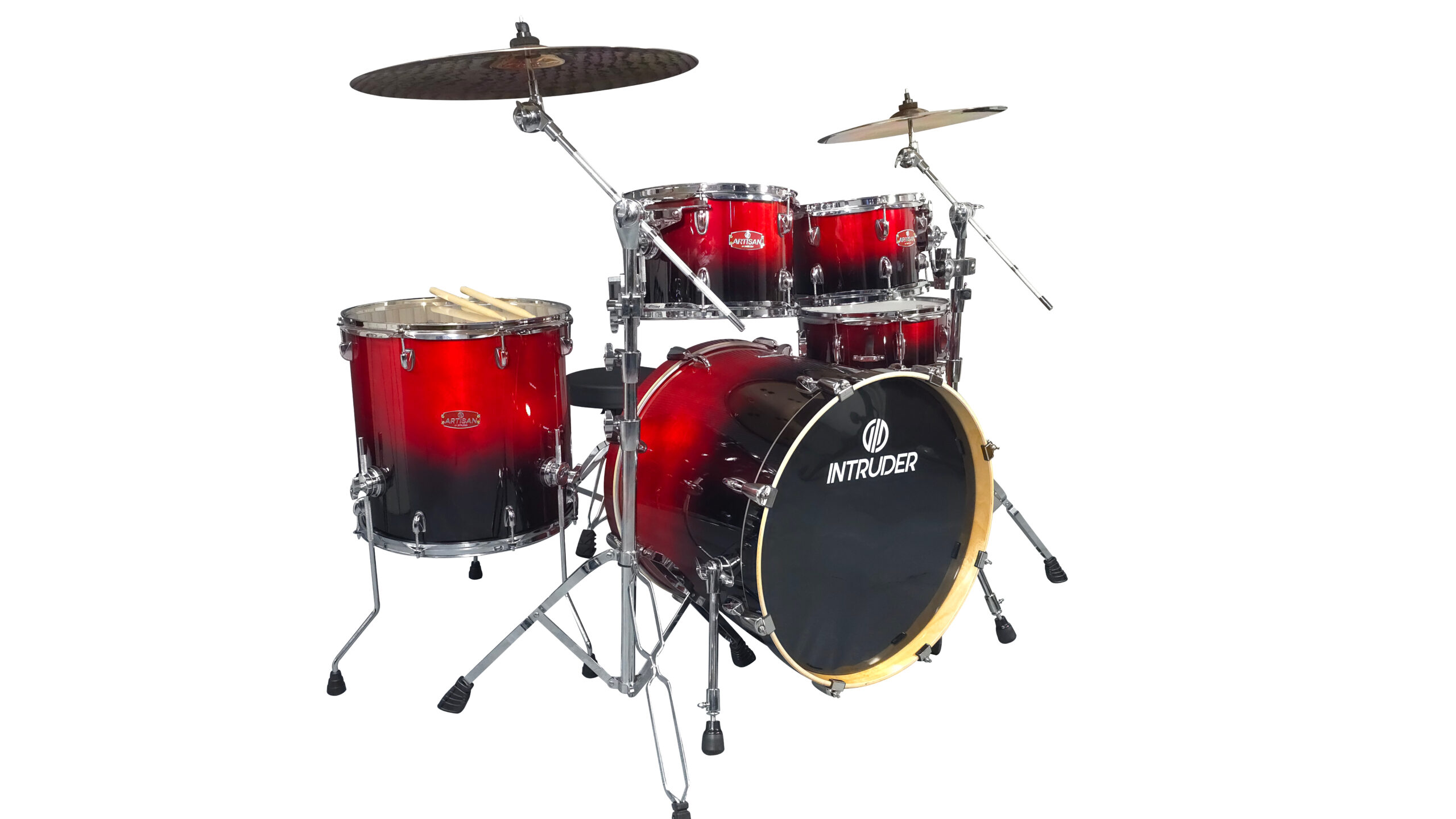 KRF Black Red Fade